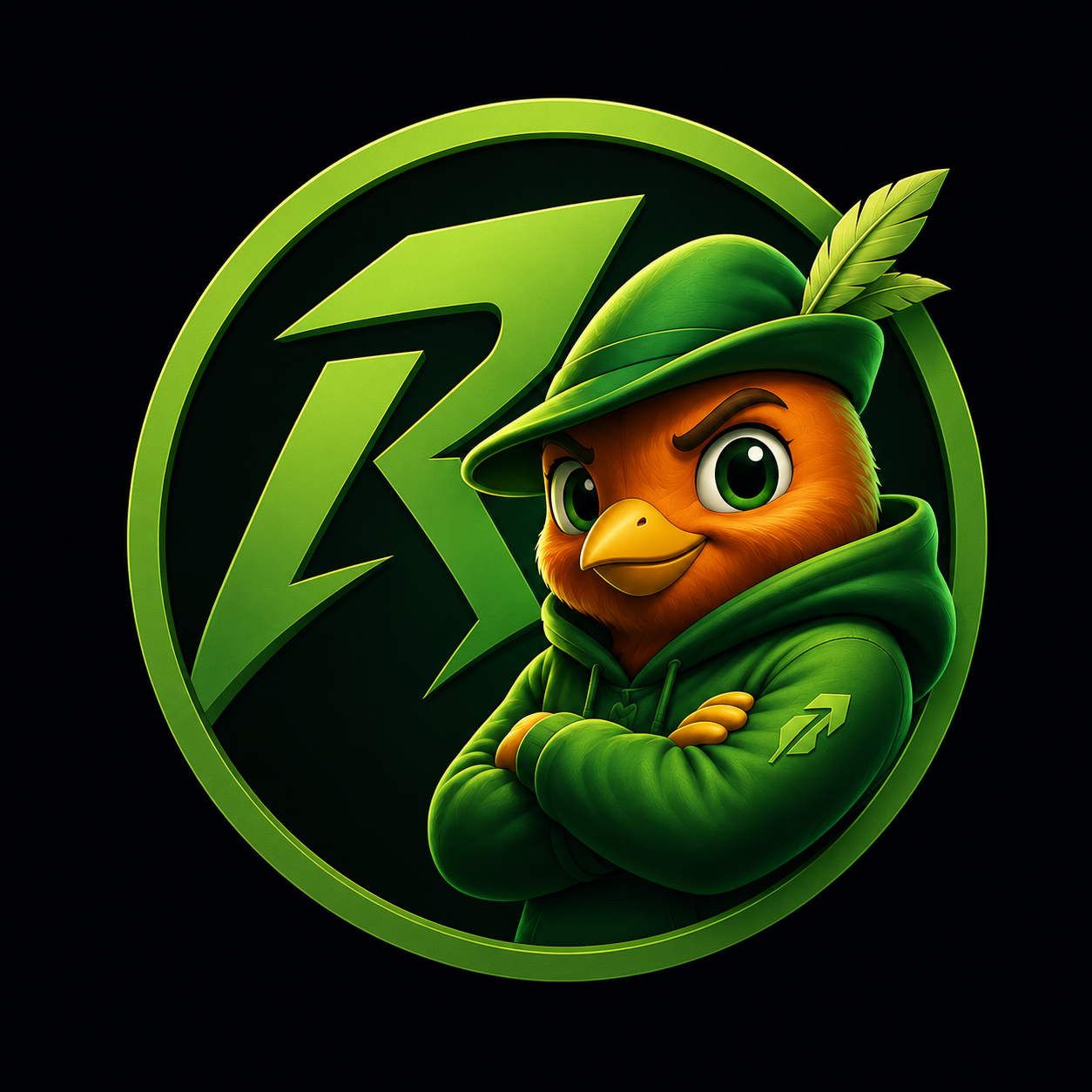 RobinForge robin mascot